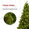 6 -foot artificial Christmas tree with no light, no light hinged cloud fir PVC/PE Christmas tree, suitable for indoor and outdoor